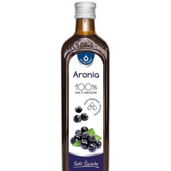 Sok 100% z aronii Oleofarm 490ml 3 szt.