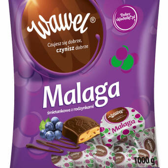 Cukierki Malaga Wawel 1 kg 2 op.