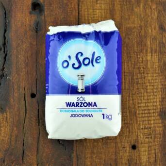 Sól warzona jodowana O'Sole 1 kg 3 szt.