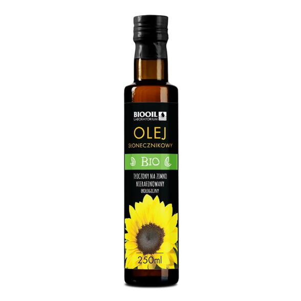 Olej słonecznikowy bio Biooil 250ml seria black*