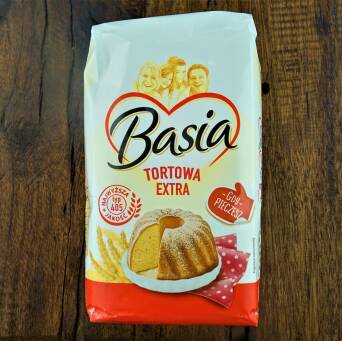 Mąka tortowa extra Basia 1 kg 3 szt.