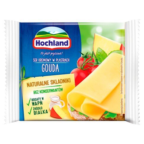 Ser topiony gouda w plastrach Hochland 130g