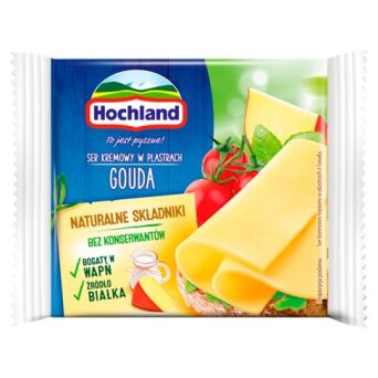 Ser topiony gouda w plastrach Hochland 130g