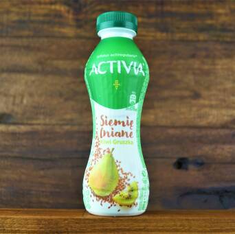 Danone Activia Siemię lniane kiwi-gruszka jogurt 280g 3 szt.