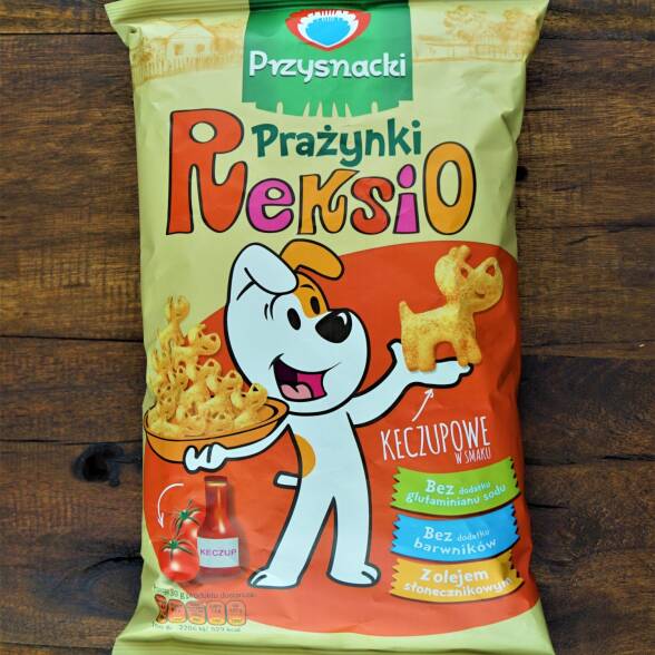 Prażynki Reksio keczupowe Przysnacki 90g 3 szt.