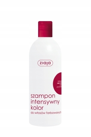 Ziaja szampon do włosów intensywny kolor, do włosów farbowanych, olej rycynowy 400ml