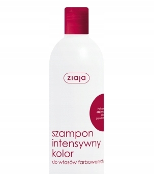 Ziaja szampon do włosów intensywny kolor, do włosów farbowanych, olej rycynowy 400ml