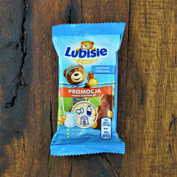 Petitki lubisie ciastko biszkoptowe mleczne 30g 6 szt.