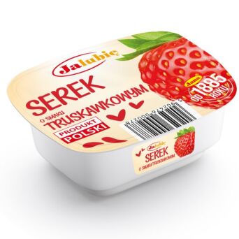 Serek o smaku truskawkowym Jana 120g