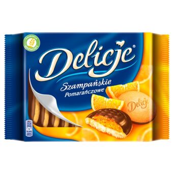 Delicje duo szampańskie pomarańczowe 294g