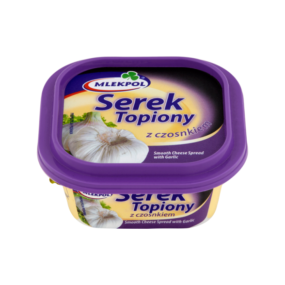 Ser topiony czosnek kubek Mlekpol 100g 3 szt.