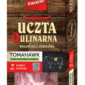 Stek tomahawk z rostbefu z kością dojrzewający Sokołów 800 g