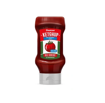 Ketchup bez dodatku cukru Dawtona 450g 3 op.