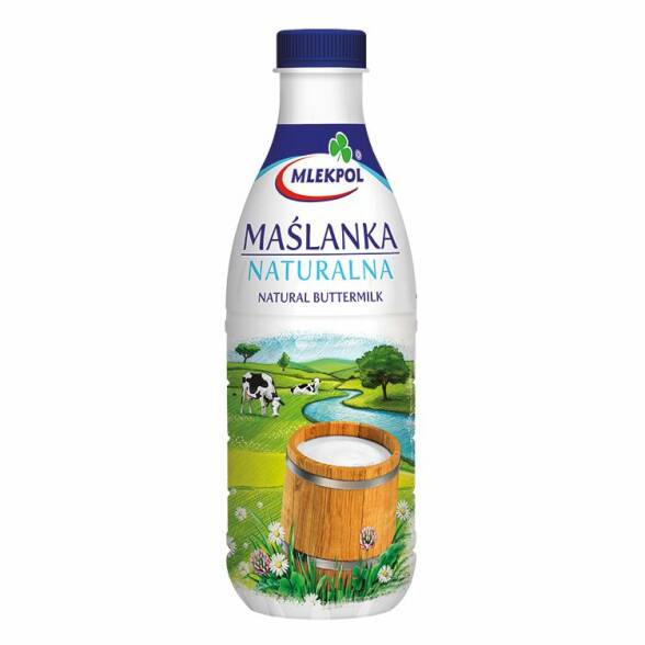 Maślanka naturalna Mlekpol 1l