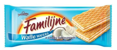 Familijne Wafle o smaku kokosowym 180g