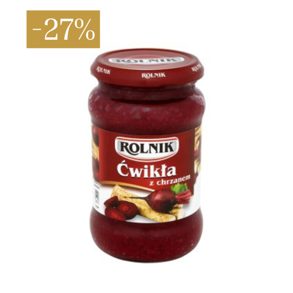 Ćwikła z chrzanem Rolnik 370g