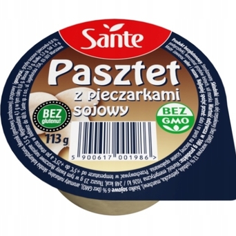 Pasztet z pieczarkami sojowy Sante 113g