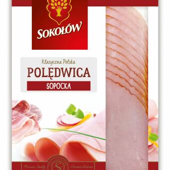 Polędwica sopocka w plastrach Sokołów 140g 3 op.
