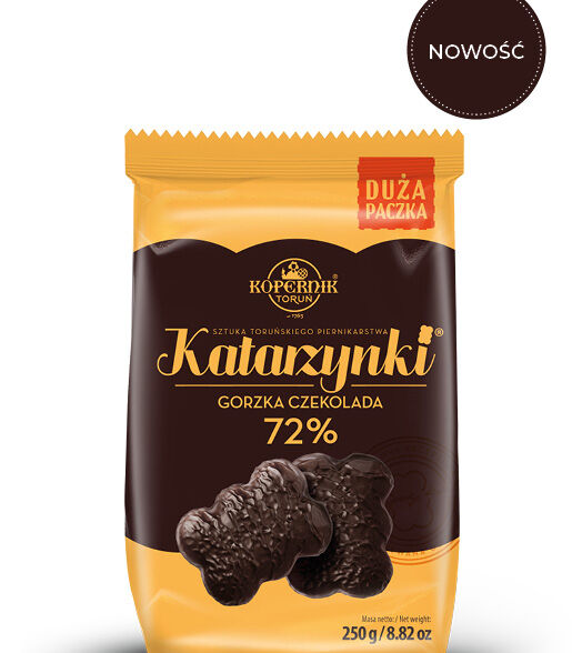 Katarzynki w gorzkiej czekoladzie Kopernik 250g