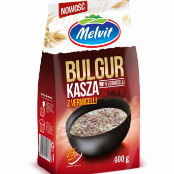Kasza Bulgur z vermicelli Melvit 400g 3 szt.