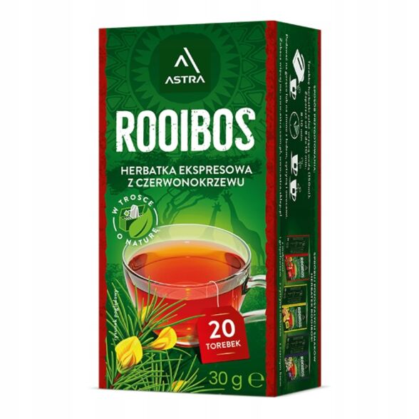 Herbata ekspresowa rooibos Astra 30g