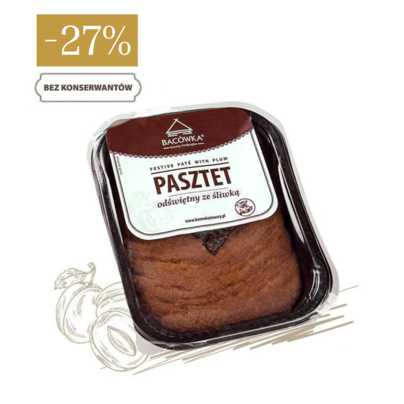 Pasztet odświętny ze śliwką Bacówka (foremka) 320g