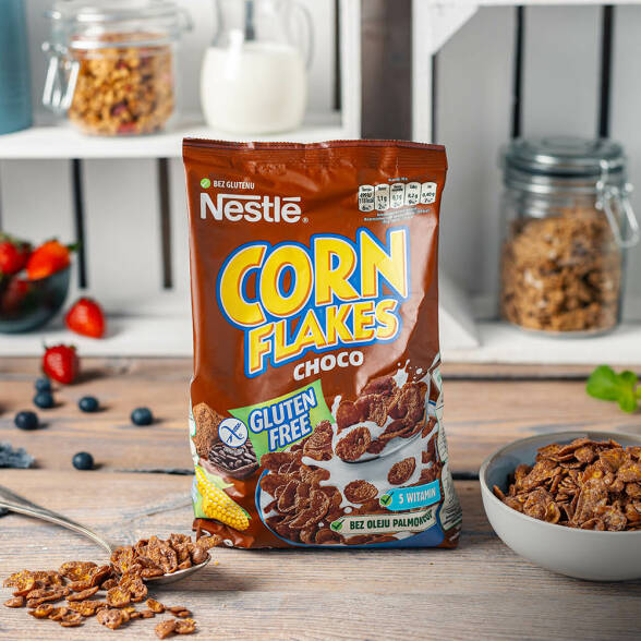 Płatki Corn Flakes choco Nestle 250g 3 szt.