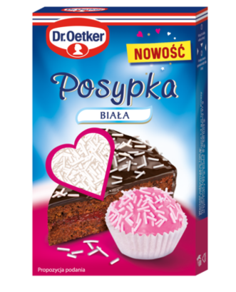 Posypka biała Dr Oetker 80g