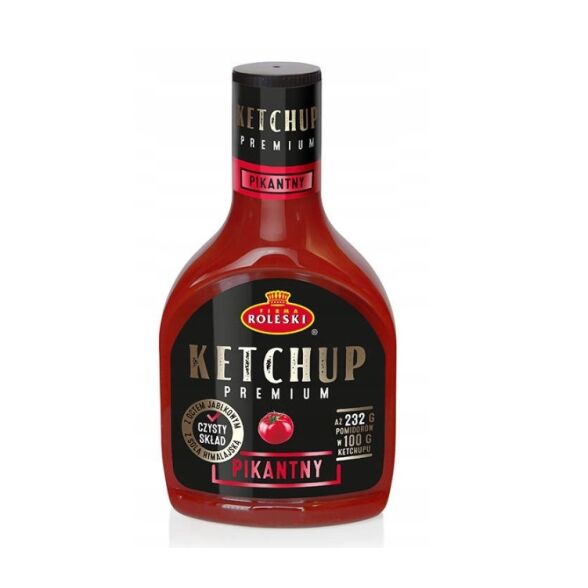 Ketchup premium pikantny Roleski 465g 3 szt.