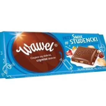 Czekolada przysmak studencki mleczna wawel 90g