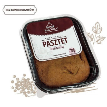 Pasztet z cielęciną Bacówka (foremka) 340g