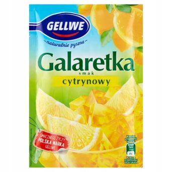 Galaretka smak cytrynowy Gellwe 72g 3 szt.