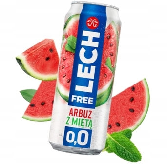 Lech free arbuz z miętą 500ml (4-pak)