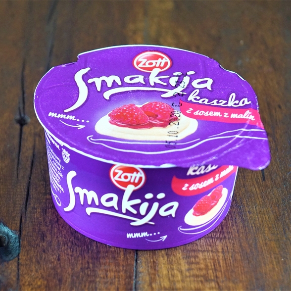 Smakija kaszka z sosem z malin Zott 130g