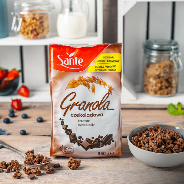 Granola czekoladowa Sante 350g 3 szt.