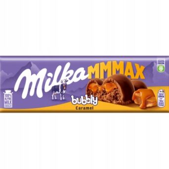 Czekolada mmmax bubbly carmel Milka 250g