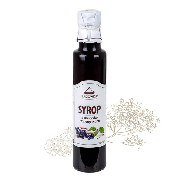 Syrop z owoców czarnego bzu Bacówka 315g