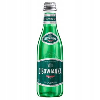 Cisowianka w szklanej butelce woda mineralna niegazowana 300ml