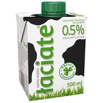 Mleko UHT łaciate 0,5% Mlekpol 500ml