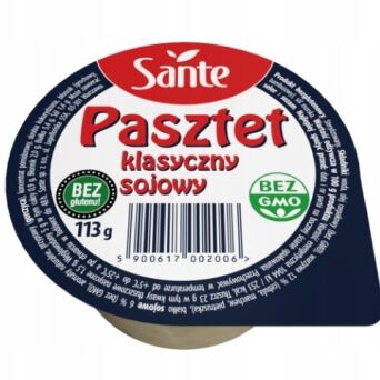 Pasztet klasyczny sojowy Sante 113g