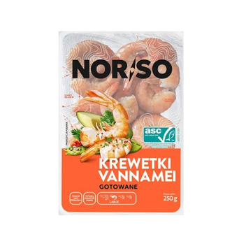 Krewetki vannamei gotowane Norso 250g