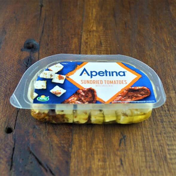 Apetina Feta w zalewie olejowej suszone pomidory Arla 100g