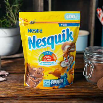 Nesquik Rozpuszczalny napój kakaowy z dodatkiem witamin 400g 3 szt.